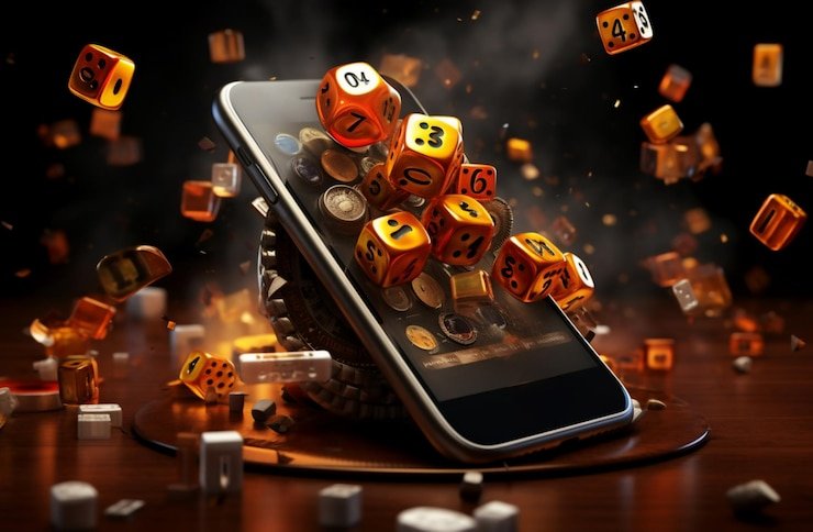 Antarmuka permainan Caishen Wins di wijayabet menampilkan tata letak simbol dan tombol kontrol taruhan
